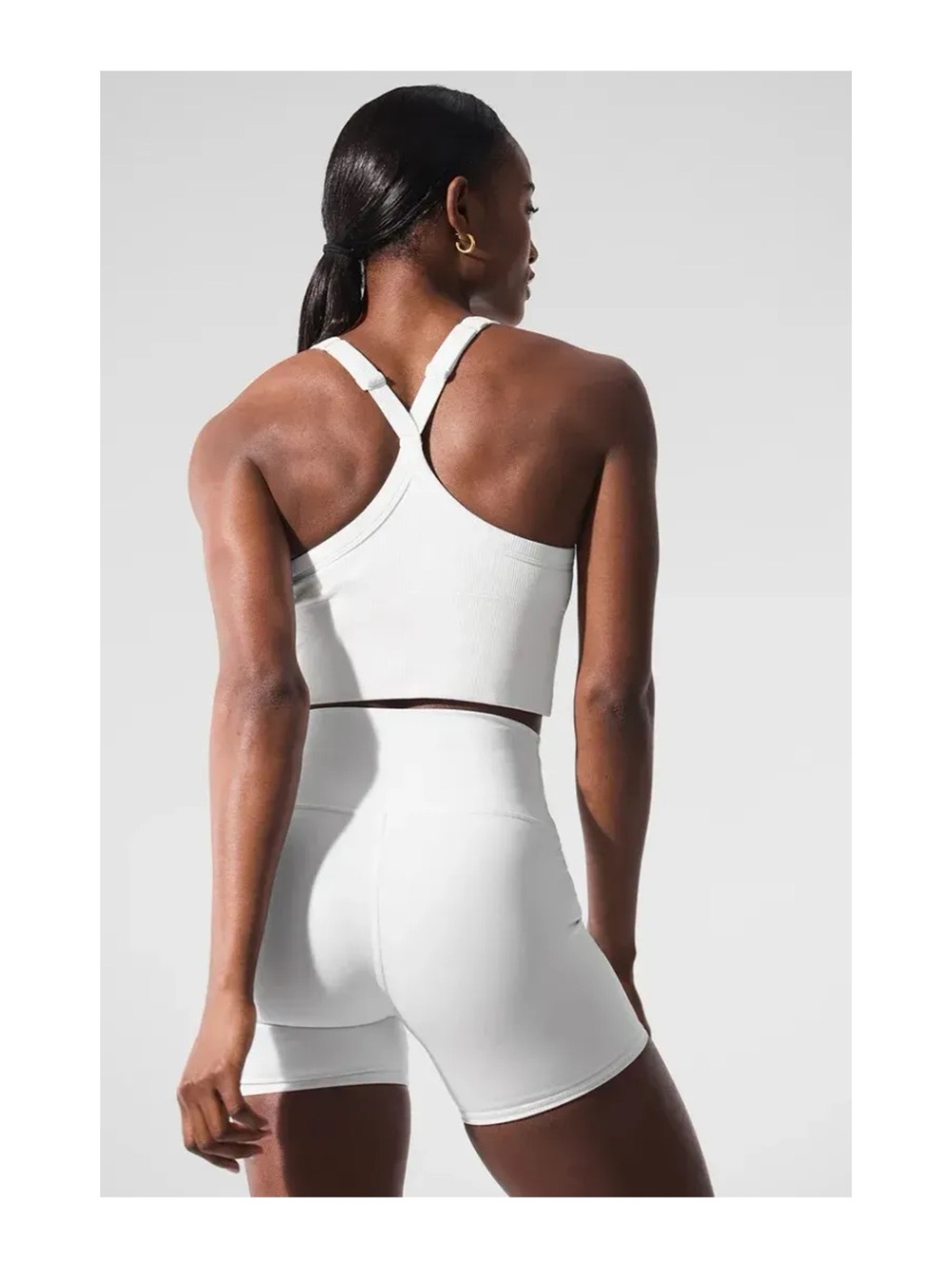 ALO Seamless Ribbed Favorite Bra Tank - Picture 2 of 8